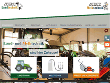 Tablet Screenshot of junge-landtechnik.de